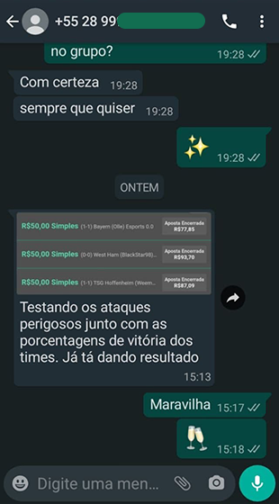 Print de depoimento 1