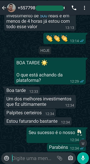 Print de depoimento 12