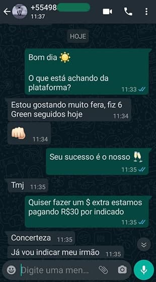 Print de depoimento 16