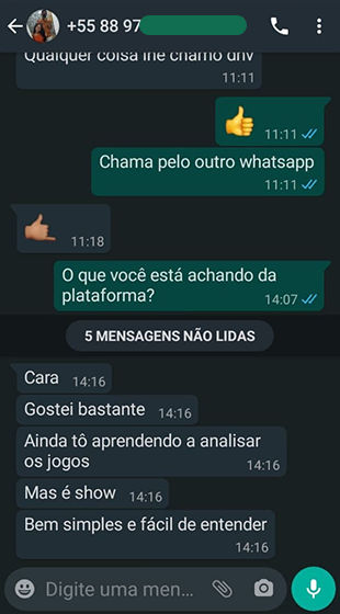 Print de depoimento 3
