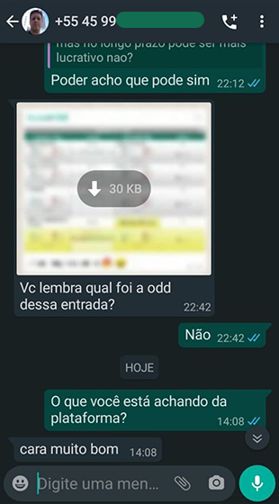 Print de depoimento 4
