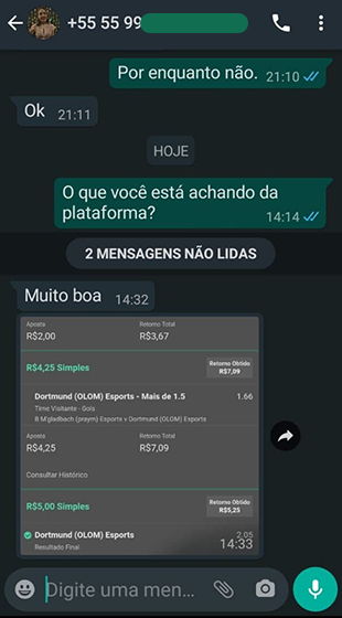 Print de depoimento 6