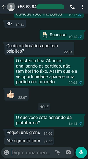 Print de depoimento 8