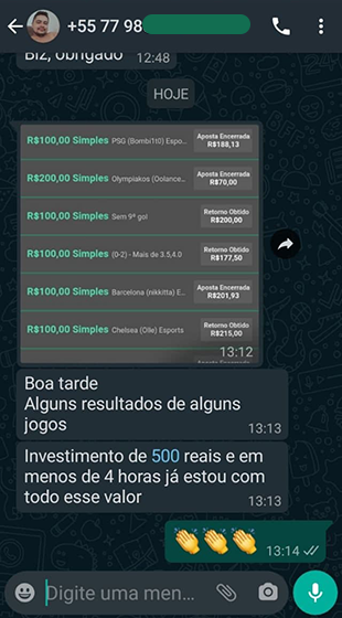 Print de depoimento 9